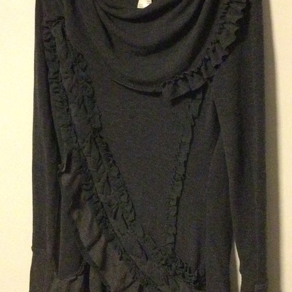 VENUS Ruffle Cowl Neck Tunic Top - Picture 3 of 8